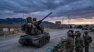 Station darme autonome anti-drone Bullfrog dAllen Control Systems