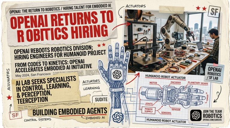 Illustration OpenAI relance sa division robotique a San Francisco