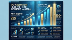 Infographie valorisation Anthropic 960 milliards de dollars face a OpenAI