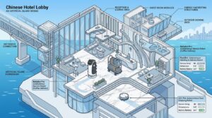 Hotel robotise Pudu Robotics et Shenzhen CTID sur le pont Shenzhen-Zhongshan