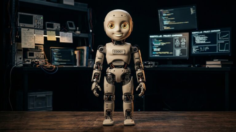 Robot humanoide Codey de Mind Children pour enfants et personnes agees