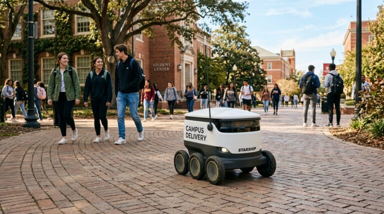 Robot de livraison autonome sur un campus universitaire