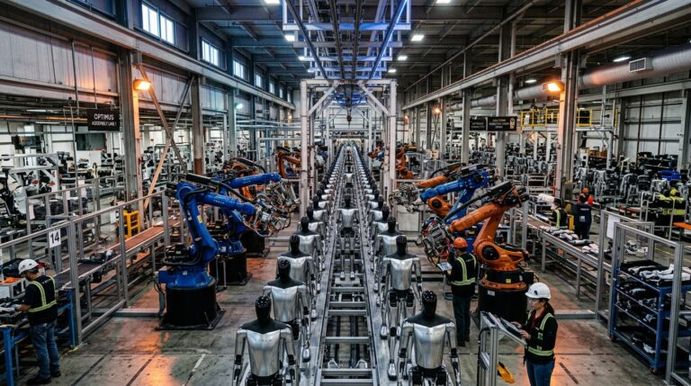 Tesla transforme sa ligne historique Model S de Fremont en usine à robots Optimus et vise la production du Gen 3 dès 2026