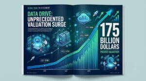 Infographie valorisation Databricks 175 milliards de dollars