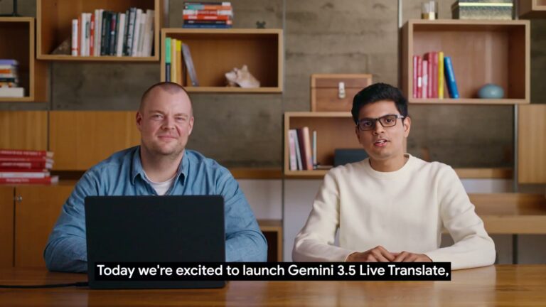 Google Gemini 3.5 Live Translate modele audio