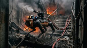 Astrall Dynamics dévoile le Hypertron-T01, un robot-chien pompier capable d’entrer dans les bâtiments en feu