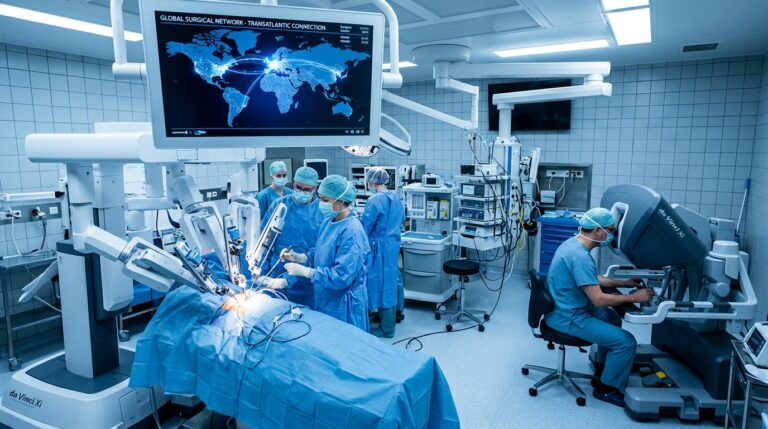 Robot chirurgical SSI Mantra operant a distance