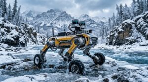 DEEP Robotics dévoile le Lynx M20S, son quadrupède qui défie le froid extrême, les rivières et les pentes à 45 degrés