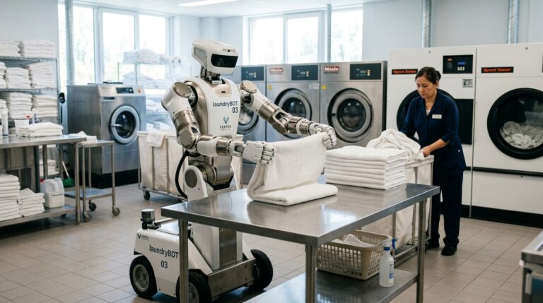 Robot.com lance R-noid : l’humanoïde sans jambes qui prend en charge les jobs que personne ne veut faire