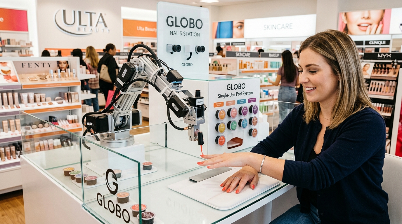 Borne robotisée de manucure 10Beauty en magasin