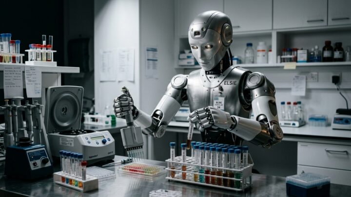 Elsie assistante humanoide autonome en laboratoire clinique