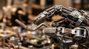 Gros plan sur une main robotique dextre developpee par la startup Proception