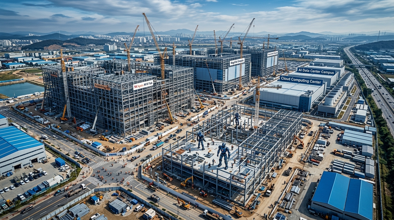 Megaplan sud-coreen puces memoire data centers et robots humanoides