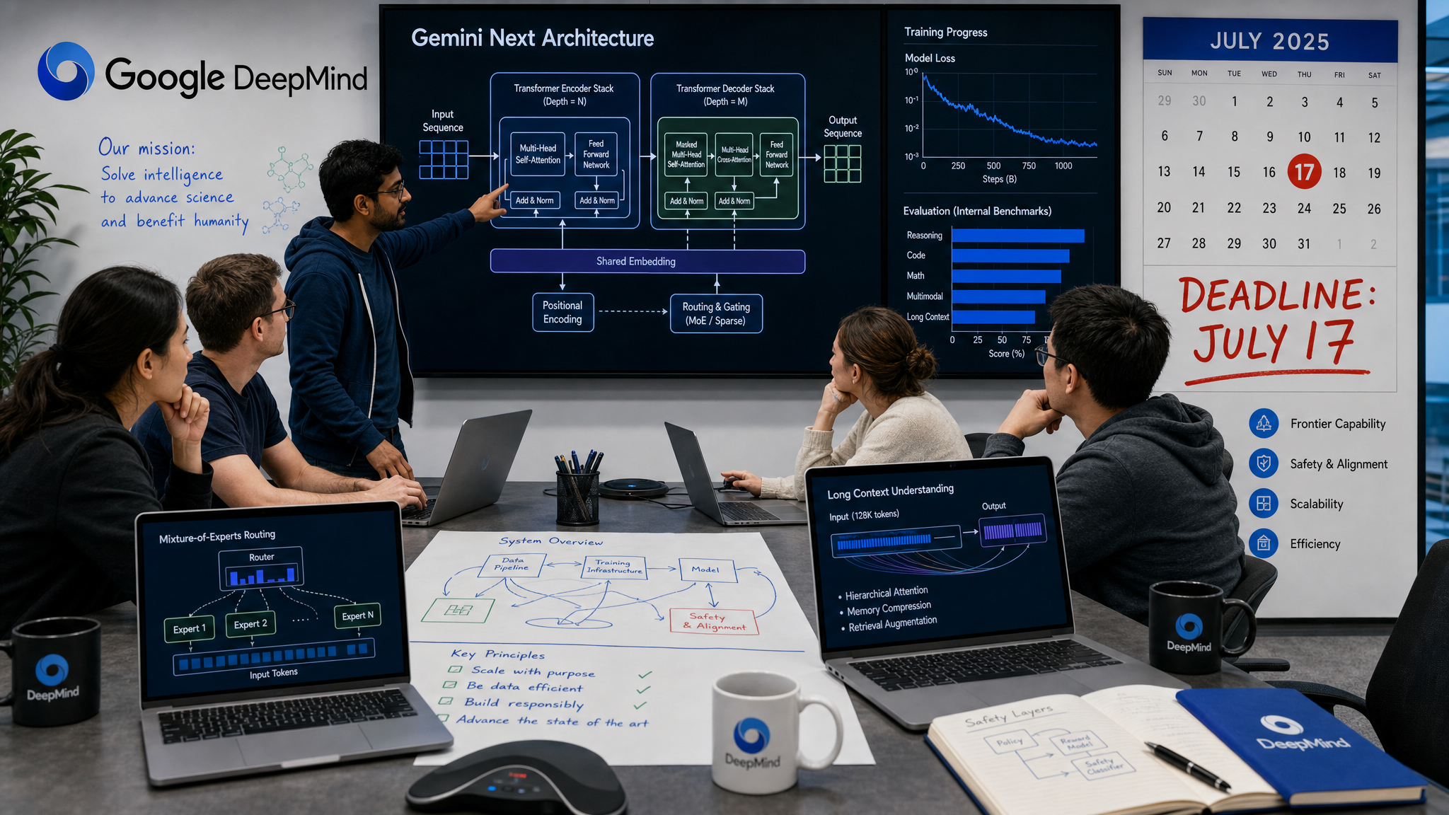 Google DeepMind reconstruction architecture Gemini 3.5 Pro sortie 17 juillet 2026