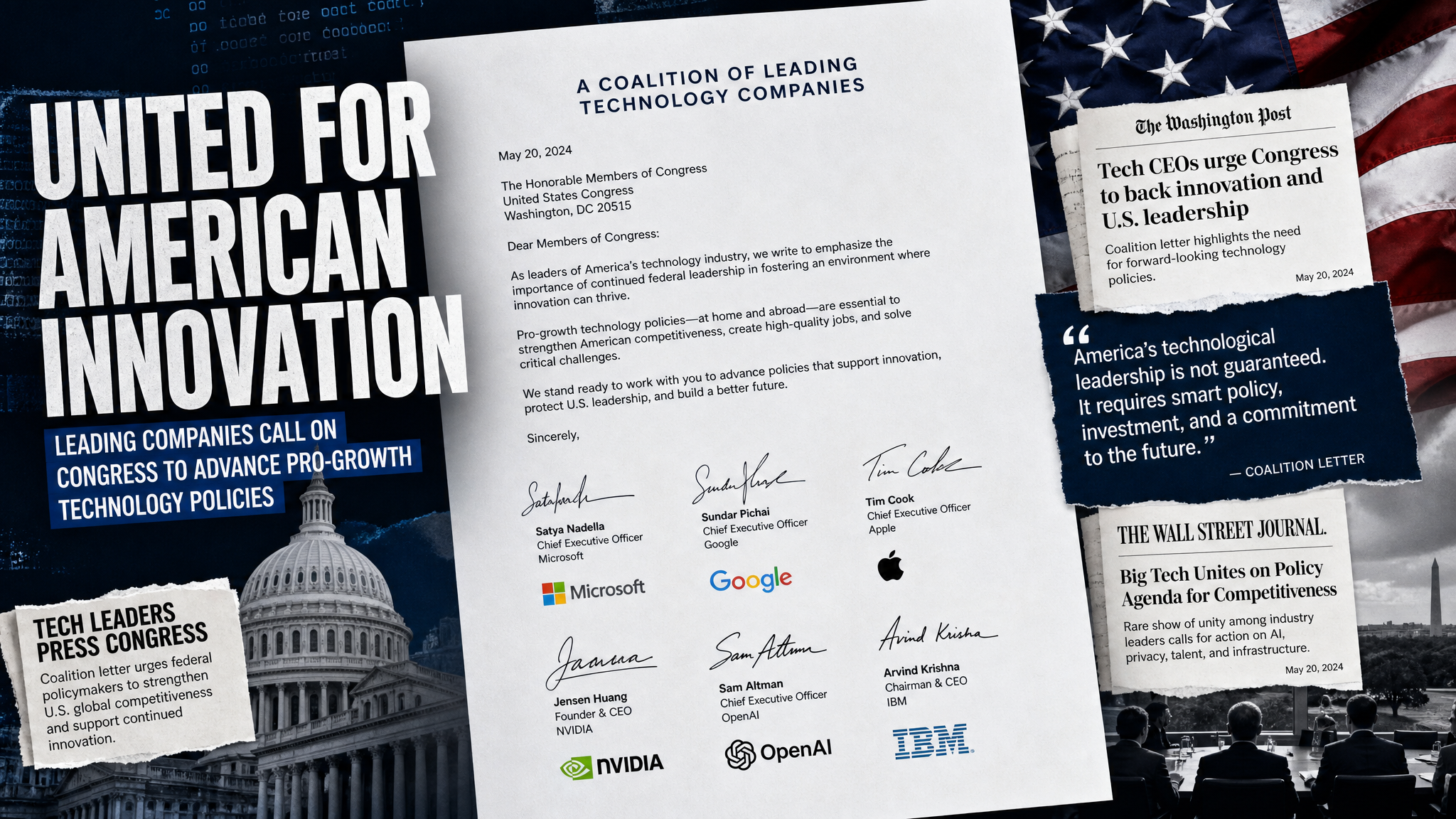 Coalition ouverte pour l IA open source signée NVIDIA OpenAI Google et 35 entreprises tech juillet 2026