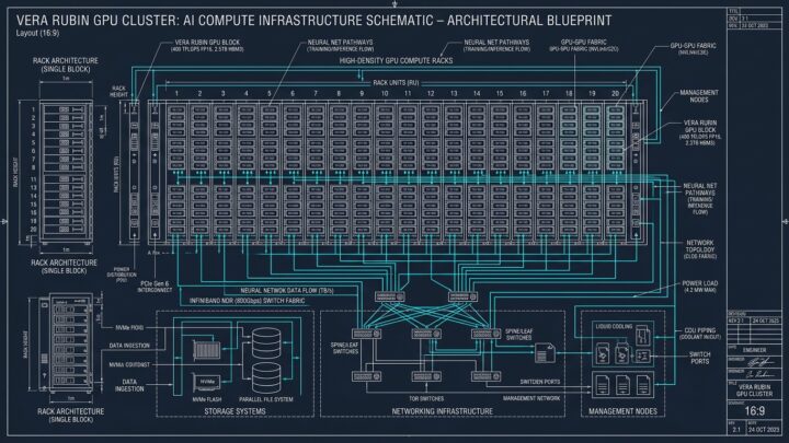 Schema technique GPU Vera Rubin Nvidia pour la recherche en IA surete Safe Superintelligence