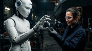 Gene.01 : l’humanoïde italien à peau tactile part travailler chez Fincantieri