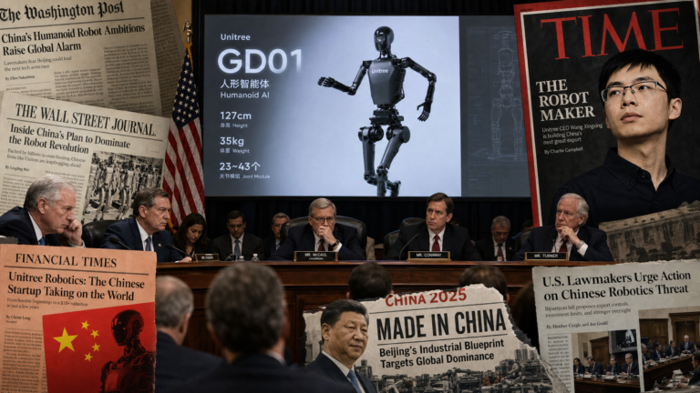 Unitree en couverture de TIME et le GUARD Act : la bataille des robots humanoïdes entre la Chine et les États-Unis s’emballe