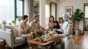 La Chine invente le marché grand public des robots humanoïdes : du salon familial à la politique nationale