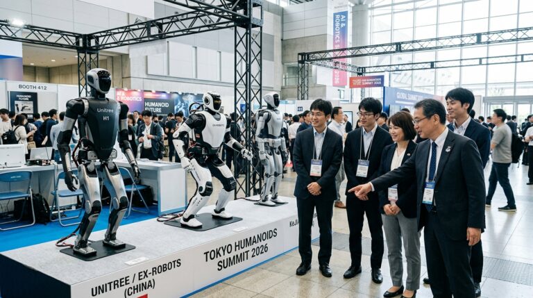 Au sommet de Tokyo, les humanoïdes japonais se font éclipser par les robots chinois