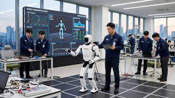 Samsung division HX robots humanoïdes Corée du Sud