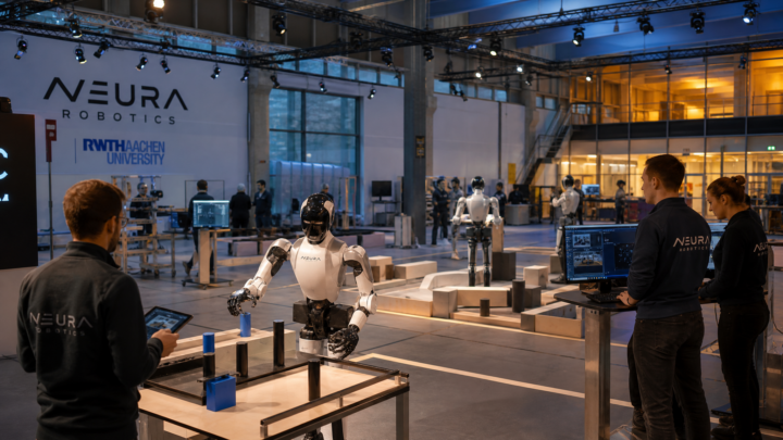 NEURA Gym RWTH Aachen Physical AI training facility humanoid robot