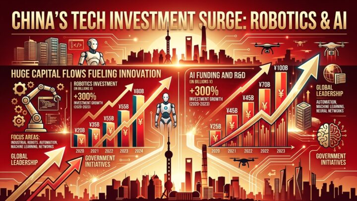 Infographie capital risque chinois investissement IA et robotique 2026