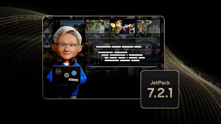 Visuel NVIDIA JetPack 7.2.1 sur les compétences vidéo agentiques pour Jetson