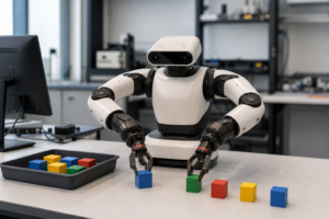 ROBOTIS fait tourner quatre politiques LeRobot sur son manipulateur OMY