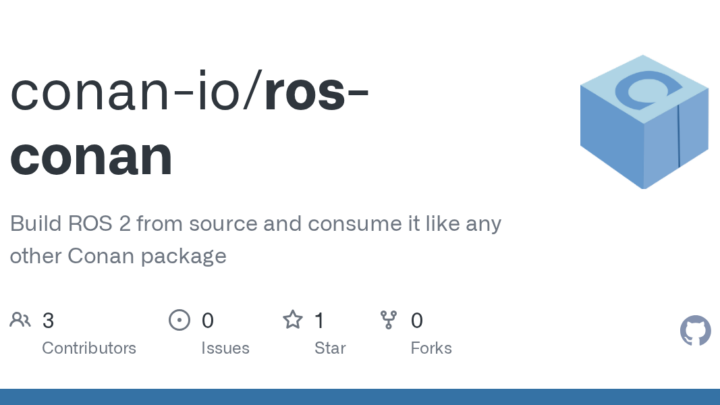 Aperçu officiel du dépôt ros-conan pour intégrer ROS 2 aux projets C++