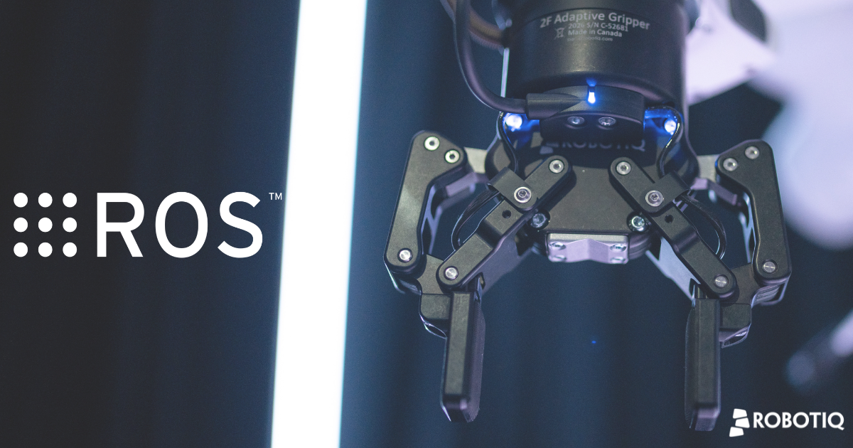 Paquets ROS 2 officiels de Robotiq pour ses préhenseurs adaptatifs