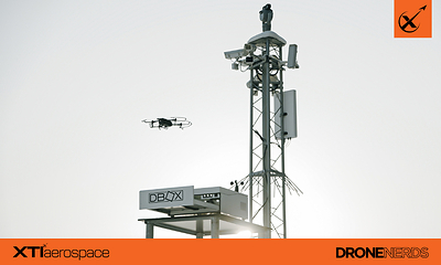 Station autonome DBOX avec un drone Parrot pour des missions gérées à distance
