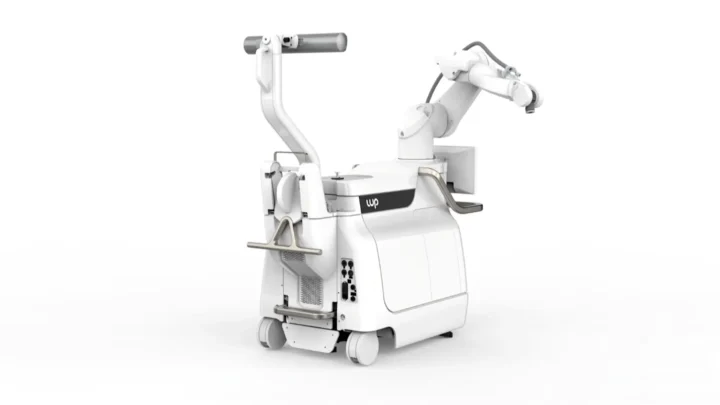 Système robotisé de soins dentaires Lupin Dental sur fond blanc