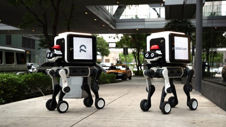 R-dog, robot quadrupède de livraison présenté par Robot.com