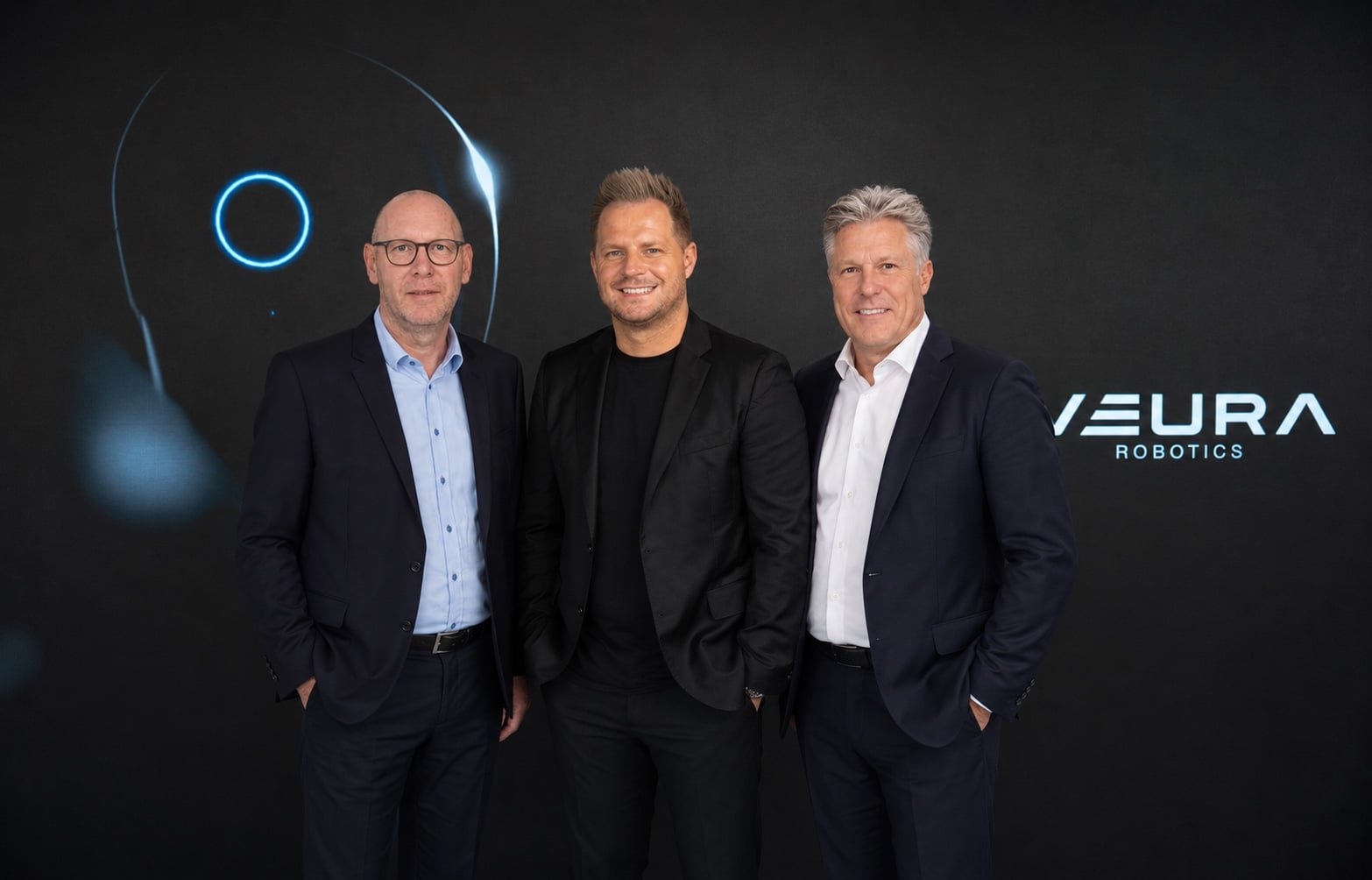 Dirigeants d’ADLATUS Robotics et de NEURA Robotics réunis après l’acquisition