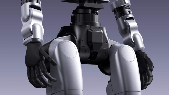Détail du robot humanoïde Unitree G1