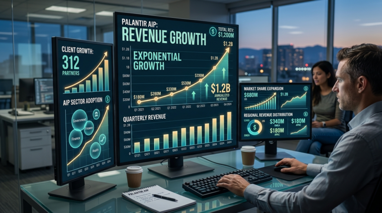 Palantir Q2 2026 : revenus IA à 1,94 milliard de dollars et croissance commerciale de 149% qui dément l’essoufflement du secteur