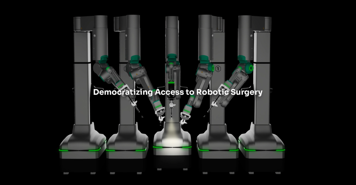 Bras du système de chirurgie robotisée SSi Mantra 3 de SS Innovations