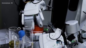 TwinDEX apprend une expérience de chimie en 24 étapes sans données collectées sur le robot