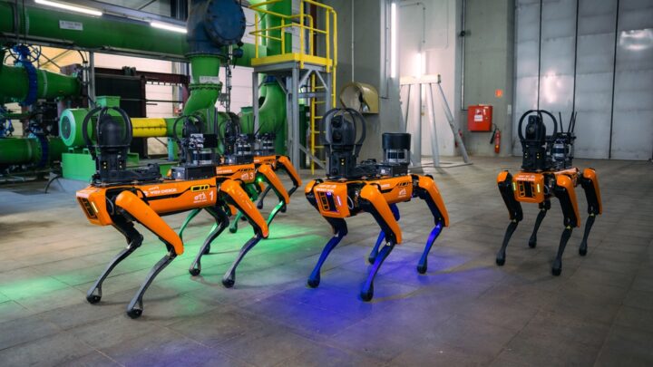 Robots quadrupèdes Spot déployés par Wien Energie dans une centrale autrichienne