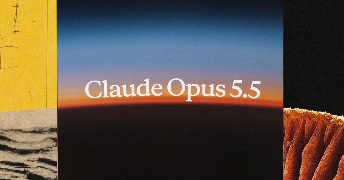 Illustration officielle du lancement de Claude Opus 5.5 par Anthropic