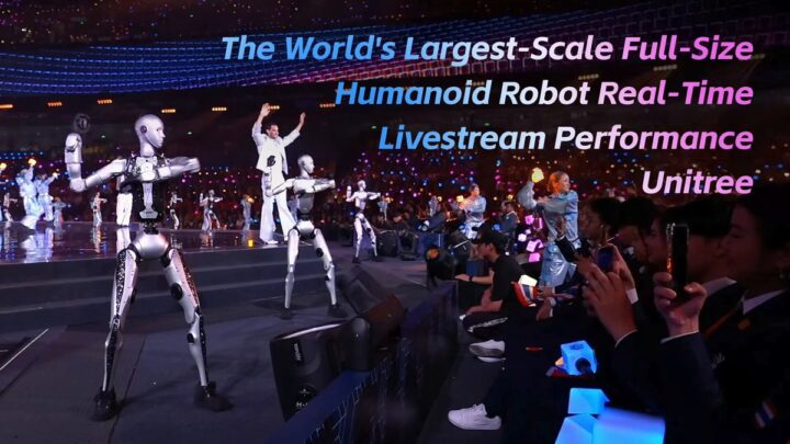 Robots humanoïdes Unitree H2 dansant à WorldSkills Shanghai 2026