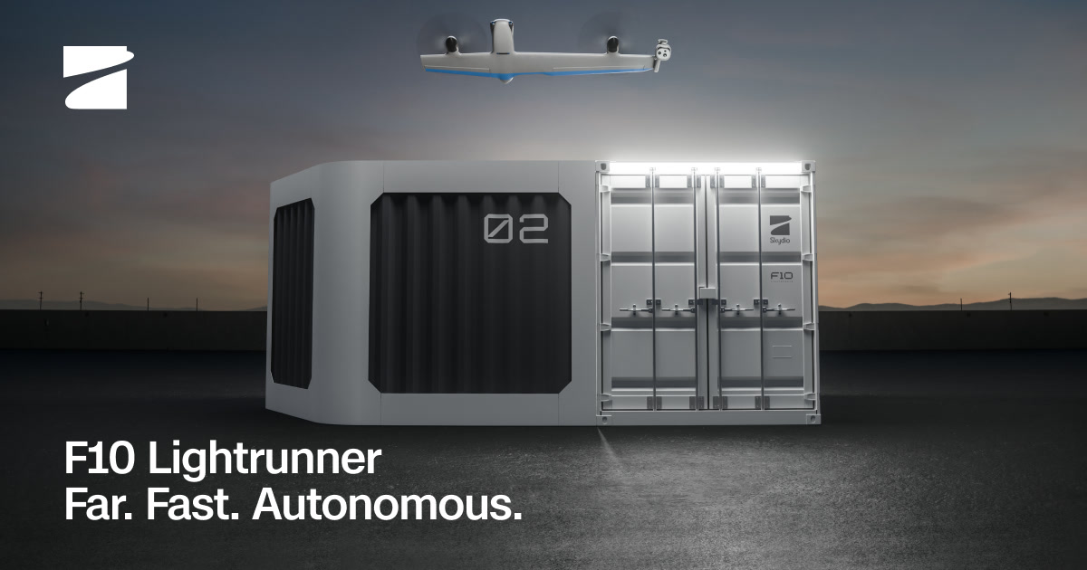 Drone autonome Skydio F10 Lightrunner à aile fixe