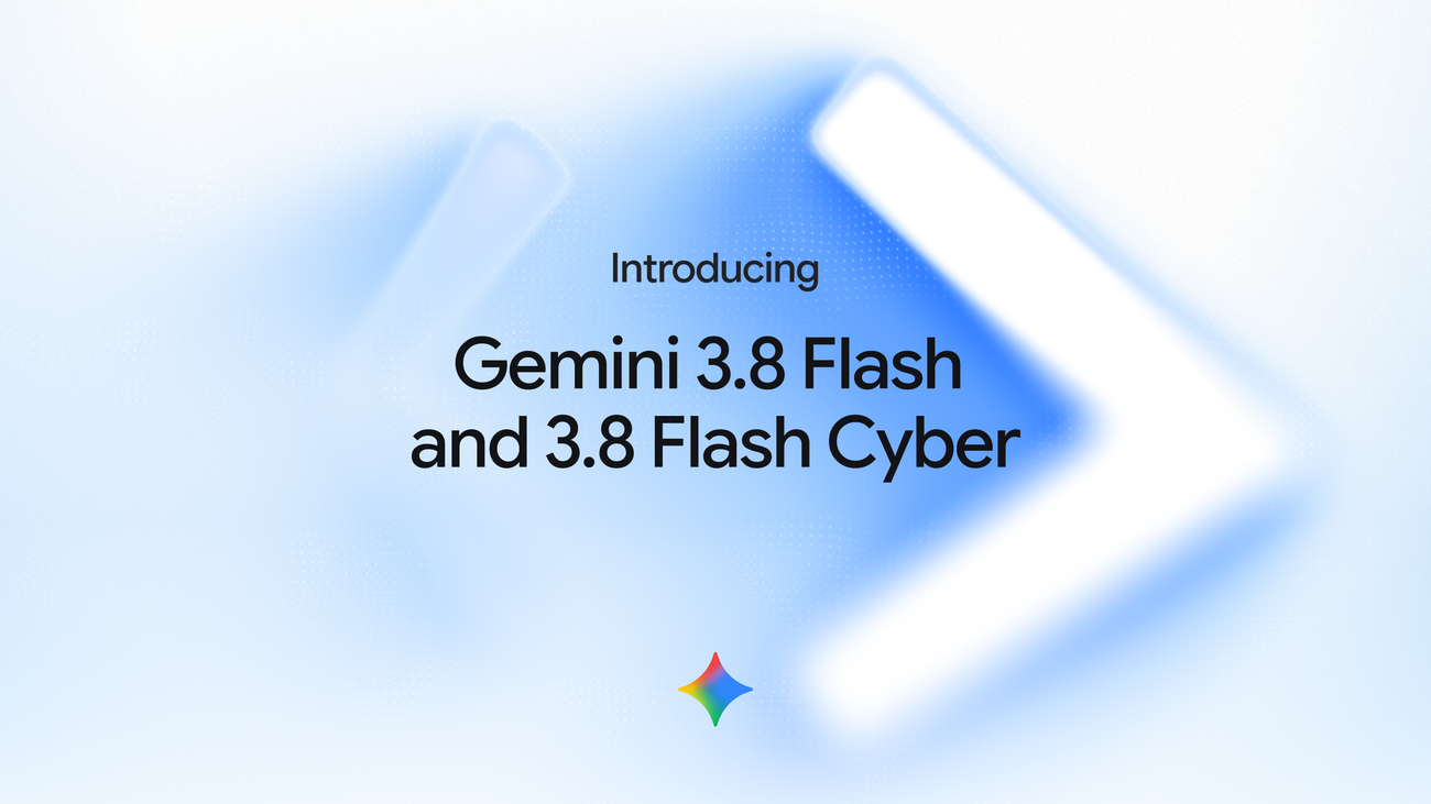 Illustration officielle de Google pour Gemini 3.8 Flash et Gemini 3.8 Flash Cyber