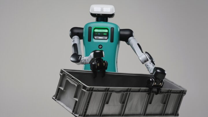 Robot humanoïde Digit d’Agility Robotics dans une présentation officielle