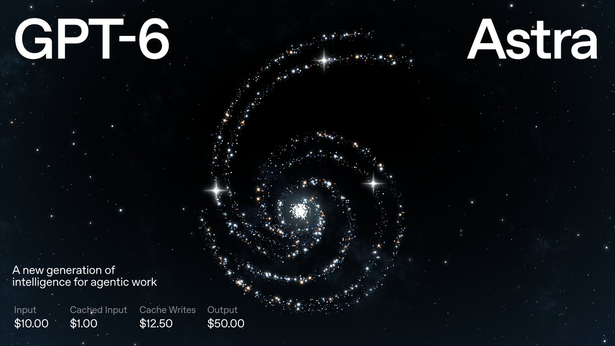 Visuel officiel de GPT-6 Astra présenté par OpenAI