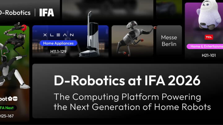 Trois robots domestiques équipés de puces D-Robotics Sunrise à l’IFA 2026