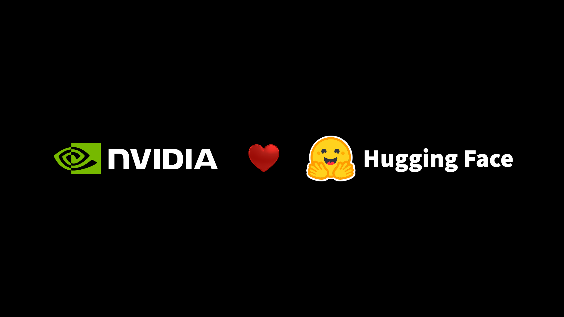 Les logos NVIDIA et Hugging Face réunis pour l’annonce du rachat