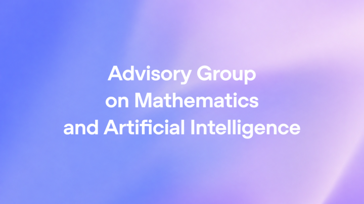 Visuel officiel du groupe consultatif d’OpenAI sur les mathématiques et l’intelligence artificielle