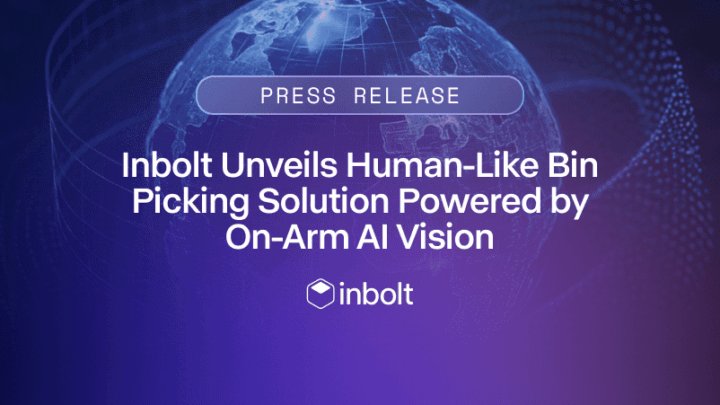 Robot industriel équipé de la vision 3D d’Inbolt manipulant des pièces